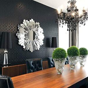 Quality Glass Decorative Wall Mirror for Living Room Mirror in Home Wall Mirror Modern Mirror Size 32"X 32" Inches NNM 159