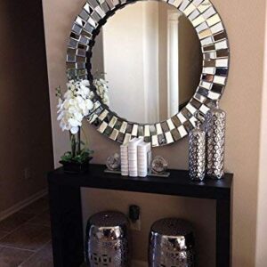 Quality Glass Decorative Wall Mirror for Living Room Mirror in Home Wall Mirror Modern Mirror Size 36"X 36" Inches TNM 164