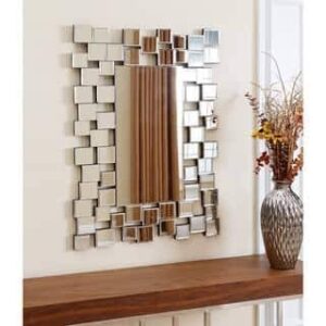 Quality Glass Decorative Wall Mirror for Living Room Mirror in Home Wall Mirror Modern Mirror Size 26"X 26" Inches TNM 169