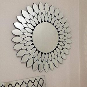 Quality Glass Decorative Wall Mirror for Living Room Mirror in Home Wall Mirror Modern Mirror Size 32"X 32" Inches NMM 172