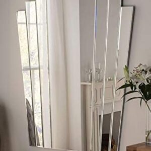 Quality Glass Decorative Wall Mirror for Living Room Mirror in Home Wall Mirror Modern Mirror Size 22"X 36" Inches NMM 182