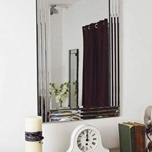 Quality Glass Decorative Wall Mirror for Living Room Mirror in Home Wall Mirror Modern Mirror Size 34"X 54" Inches TNM 124