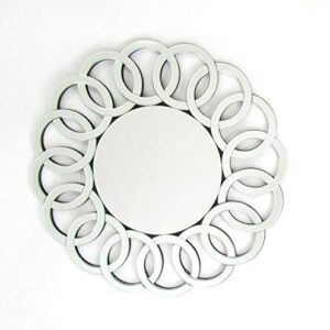 Quality Glass Decorative Wall Mirror for Living Room Mirror in Home Wall Mirror Modern Mirror Size 30"X 30" Inches NNM 188