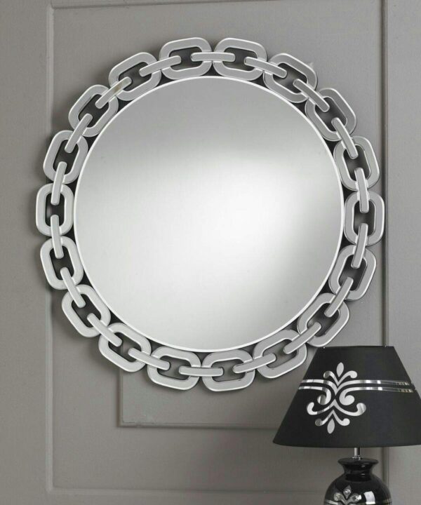 Quality Glass Decorative Wall Mirror for Living Room Mirror in Home Wall Mirror Modern Mirror Size 30"X 30" Inches NMM 202