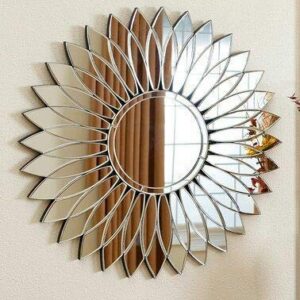 Quality Glass Decorative Wall Mirror for Living Room Mirror in Home Wall Mirror Modern Mirror Size 32"X 32" Inches NMM 204