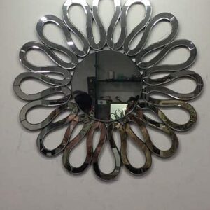 Quality Glass Decorative Wall Mirror for Living Room Mirror in Home Wall Mirror Modern Mirror Size 32"X 32" Inches NMM 212