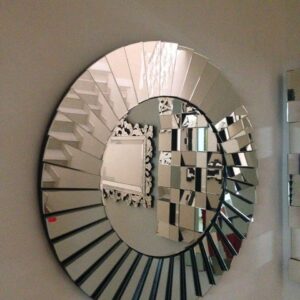 Quality Glass Decorative Wall Mirror for Living Room Mirror in Home Wall Mirror Modern Mirror Size 32"X 32" Inches TNM 141