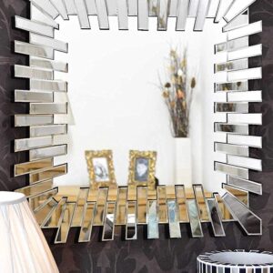 Quality Glass Decorative Wall Mirror for Living Room Mirror in Home Wall Mirror Modern Mirror Size 36"X 36" Inches NMM 225