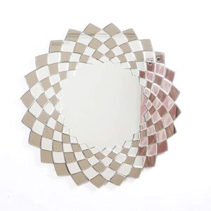 Quality Glass Decorative Wall Mirror for Living Room Mirror in Home Wall Mirror Modern Mirror Size 36"X 36" Inches NMM 23