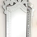 Quality Glass Venetian Mirror Decorative Mirror Traditional Mirror Designer Art Mirror Living Room Mirror for Living Room Color Silver 20"x32" Inces SVM 76