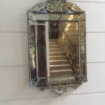 Quality Glass Venetian Mirror Decorative Mirror Traditional Mirror Designer Art Mirror Living Room Mirror for Living Room Color Silver 18"x32" Inces SVM 85