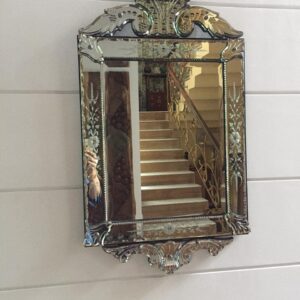Quality Glass Venetian Mirror Decorative Mirror Traditional Mirror Designer Art Mirror Living Room Mirror for Living Room Color Silver 18"x32" Inces SVM 85