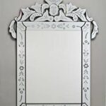 Quality Glass Venetian Mirror Decorative Mirror Traditional Mirror Designer Art Mirror Living Room Mirror for Living Room Color Silver 22"x34" Inces SVM 87