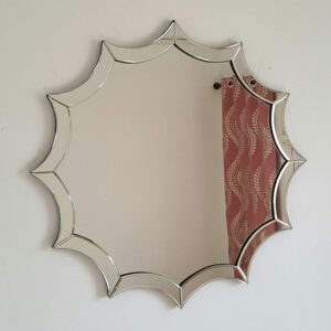 Quality Glass Round Decorative Wall Mirror for Living Room Wall Mirror Mirror for Bathrooms Mirror in Home Decorative Mirror Modern Mirror Mirror Size 27"X27" Inches NMM 52