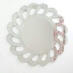 Quality Glass Round Decorative Wall Mirror for Living Room Wall Mirror Mirror for Bathroom Mirror in Home Decorative Mirror Modern Mirror Mirror Size 36"X36" Inches NMM 59