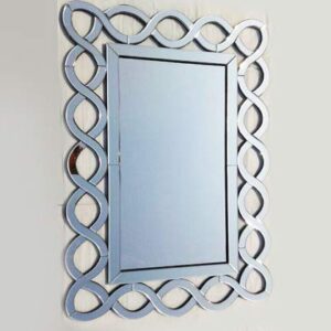 Quality Glass Silver Decorative Wall Mirror for Living Room Wall Mirror Mirror for bathrooms Mirror in Home Decorative Mirror Modern Mirror Mirror Size : 26"x36" Inches NMM 72