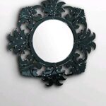 Quality Glass Round Decorative Wall Mirror for Living Room Wall Mirror Mirror for bathroom Mirror in Home Decorative Mirror Modern Mirror Mirror Size : 36"x36" Inches NMM 75
