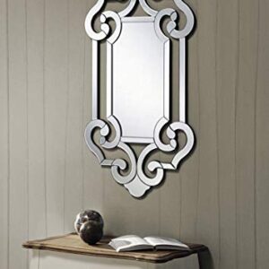 Quality Glass Decorative Wall Mirror for Living Room Wall Mirror Mirror for Bathroom Mirror in Home Decorative Mirror Modern Mirror Mirror Size 22"X36" Inches NMM 78