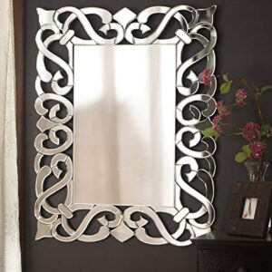 Quality Glass Decorative Wall Mirror for Living Room Wall Mirror Mirror for Bathroom Mirror in Home Decorative Mirror Modern Mirror Mirror Size : 36"X48" Inches NMM 85