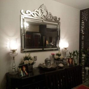 Quality Glass Silver Square Decorative Wall Mirror for Living Room Wall Mirror Mirror for Bathroom Mirror in Home Decorative Mirror Modern Mirror Mirror Size : 36"X36" Inches NMM 95