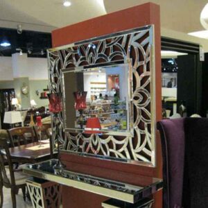 Quality Glass Decorative Wall Mirror for Living Room Wall Mirror Mirror for Bathroom Mirror in Home Decorative Mirror Modern Mirror Mirror Size 32"X48" Inches NMM 96