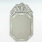 Quality Glass Venetian Mirror Decorative Mirror Traditional Mirror Designer Art Mirror Living Room Mirror for Living Room Color Silver 21"x32" Inces SVM 13