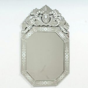 Quality Glass Venetian Mirror Decorative Mirror Traditional Mirror Designer Art Mirror Living Room Mirror for Living Room Color Silver 21"x32" Inces SVM 13