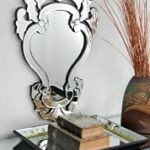 Quality Glass Venetian Mirror Decorative Mirror Traditional Mirror Designer Art Mirror Living Room Mirror for Living Room Color Silver 18"x30" Inces SVM 20