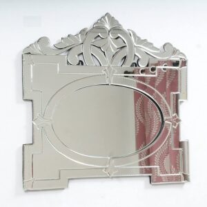 Quality Glass Venetian Square Mirror Decorative Mirror Traditional Mirror Designer Art Mirror Living Room Mirror for Living Room Color Silver 23"x23" Inces SVM 47