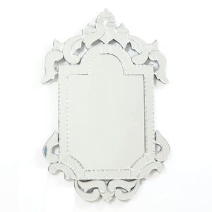 Quality Glass Venetian Mirror Decorative Mirror Traditional Mirror Designer Art Mirror Living Room Mirror for Living Room Color Silver 20"x30" Inces SVM 52