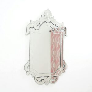 Quality Glass Venetian Mirror Decorative Mirror Traditional Mirror Designer Art Mirror Living Room Mirror for Living Room Color Silver 22"x38" Inces SVM 51