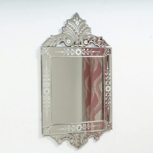 Quality Glass Verticle Venetian Mirror Decorative Mirror Traditional Mirror Designer Art Mirror Living Room Mirror for Living Room Color Silver 20"x36" Inces SVM 61
