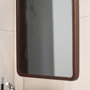 MAISSON Metal Frame Wall Mirror Royal Mirror Home Decorative Mirror Modern Mirror Living Room Mirror Wall Mirror Bathroom Mirror Size 18x24 inches Color Copper MF 25