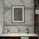 Tinitalo Rectangular LED Mirror for Bathroom - 18 x 24 Inch with Back Light and Touch Sensor LED 2