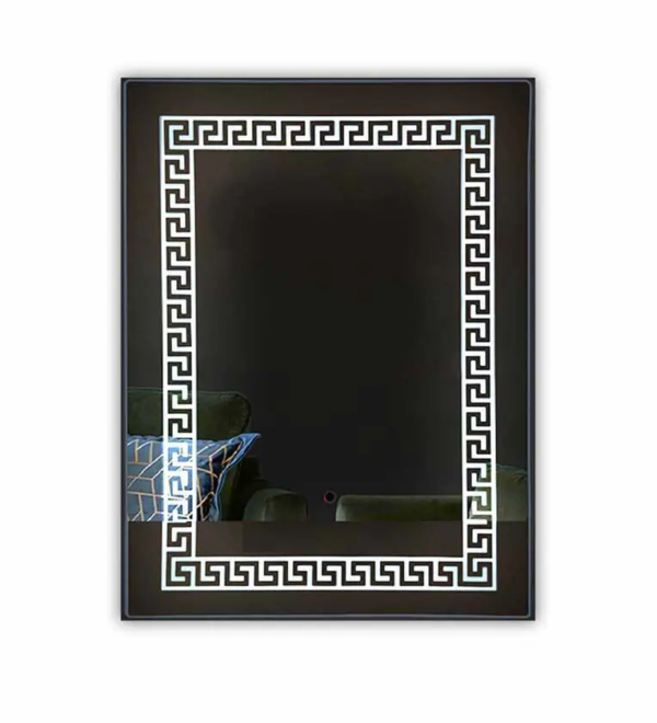 Tinitalo Rectangular LED Mirror For Bathroom – 18 X 24 Inch With Back Light And Touch Sensor And 3 Lights LED 23 - Image 2