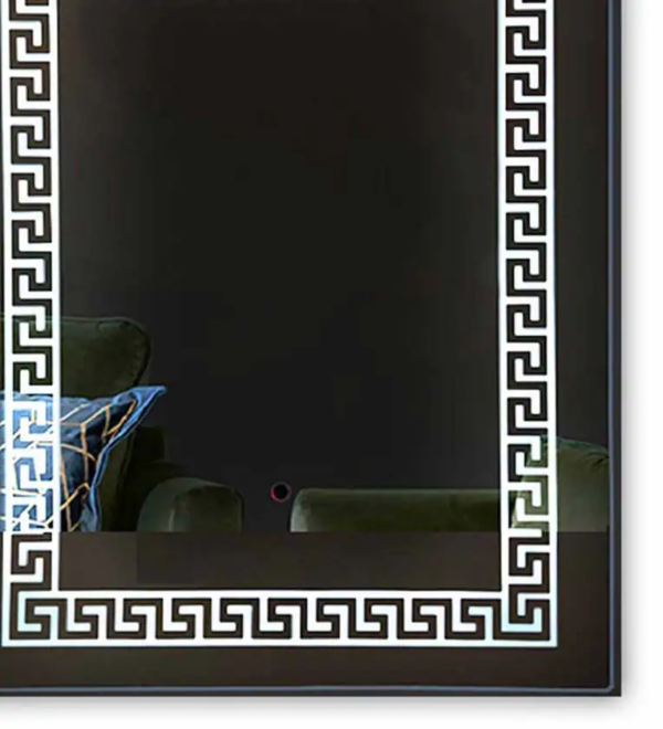 Tinitalo Rectangular LED Mirror For Bathroom – 18 X 24 Inch With Back Light And Touch Sensor And 3 Lights LED 23 - Image 3