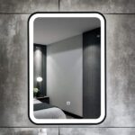 Tinitalo Rectangular LED Mirror For Bathroom – 18 X 24 Inch With Back Light And Touch Sensor And 3 Lights LED 30