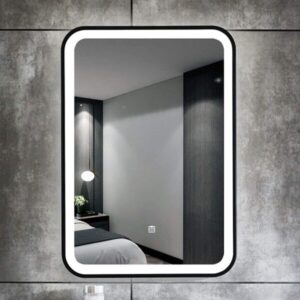Tinitalo Rectangular LED Mirror For Bathroom – 18 X 24 Inch With Back Light And Touch Sensor And 3 Lights LED 30